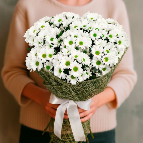 Монобукет «Белоснежная нежность»